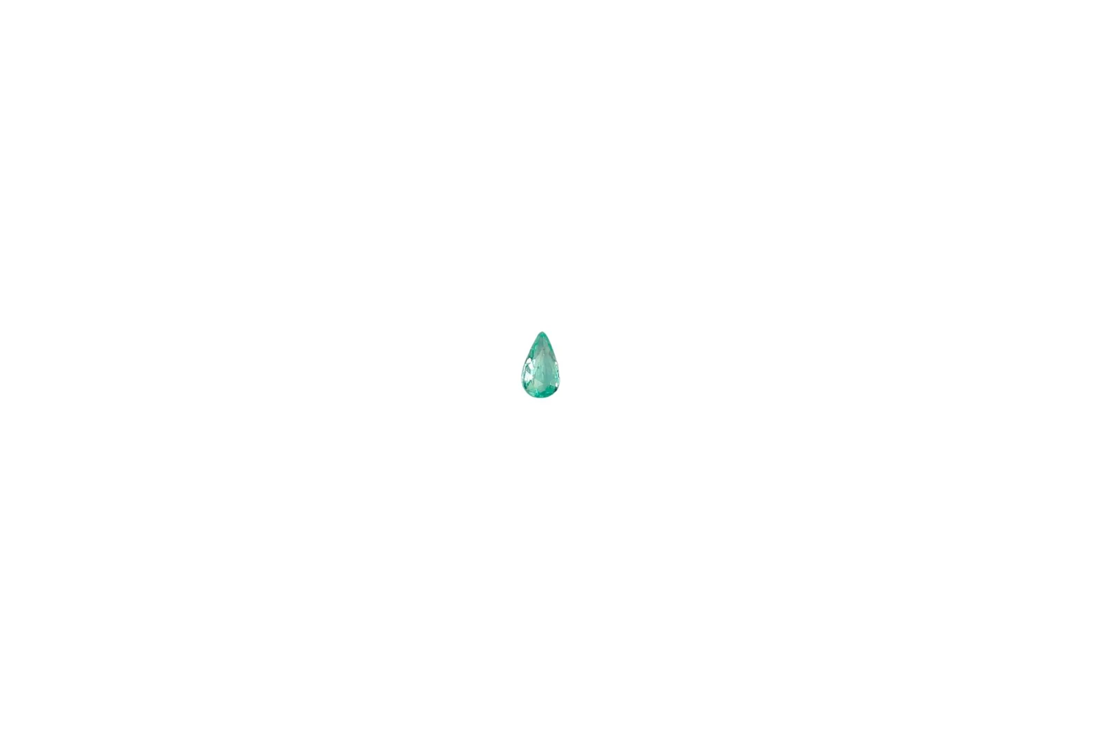 0.63ct Natural Paraiba Tourmaline Pear Cut Loose Gemstone From Brazil — view 4